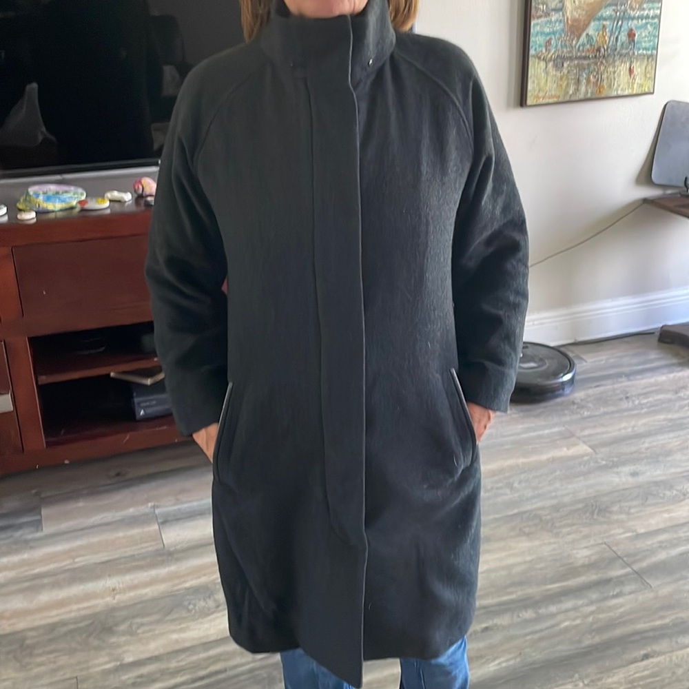 COPY - Loro Piana Cashmere Coat with Nutria Fur Collar